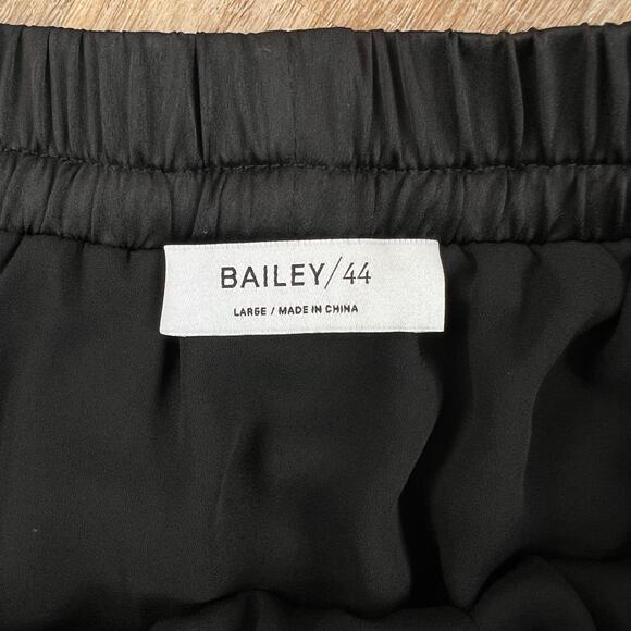 Bailey 44 Roxy Asymmetric Black Pleated Long Skirt Midi - Picture 4 of 4